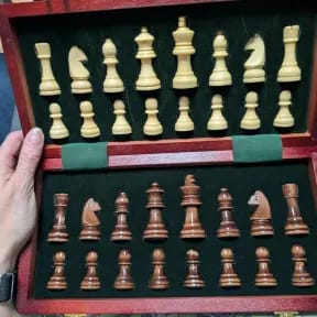 Customer photo of one of our chess sets